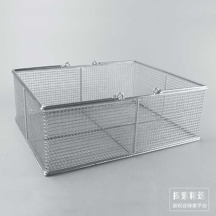 304不锈钢筐篮 方形 长&times;宽&times;高 370&times;295&times;130mm