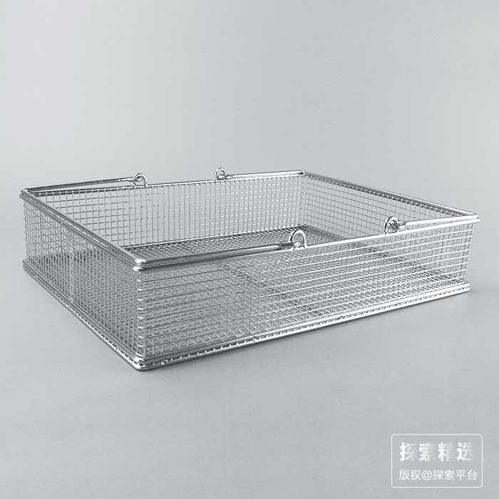 304不锈钢筐篮 方形 长&times;宽&times;高 340&times;250&times;70mm