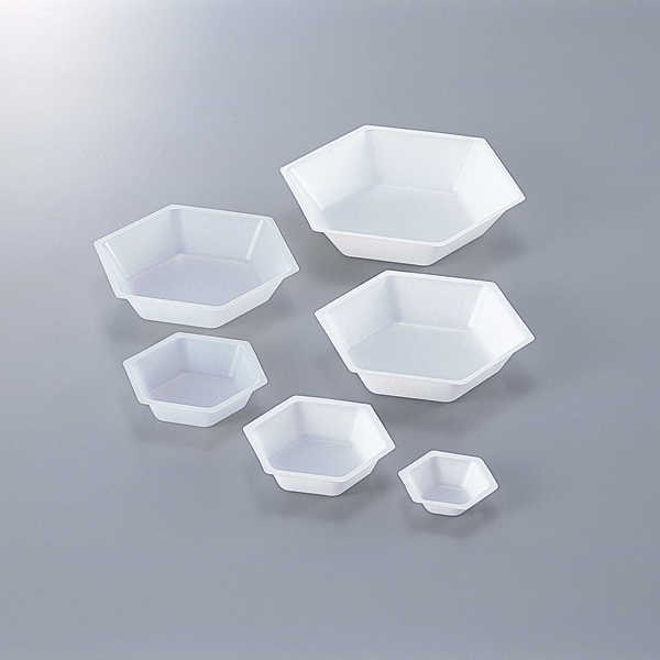 塑料称量盘 六边形 白色 50ml 80&times;70&times;18.5mm