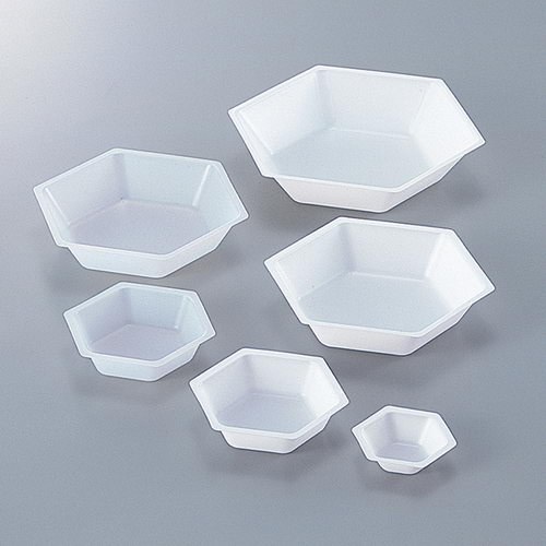 塑料称量盘 六边形 白色 300ml 150&times;130&times;29.5mm