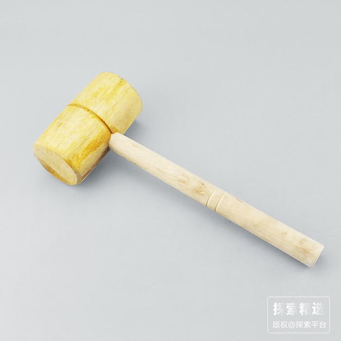 木锤 大号 直径×锤头长：约70×106mm（新旧型号交替发货） - 玖梧精选