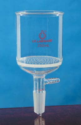 具磨口玻璃滤板筒形抽滤漏斗 30ml 14# - 联华