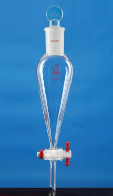 梨形分液漏斗 四氟节门 30ml 14# - 联华