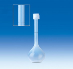 容量瓶 PFA材质 250ml A级 带螺旋盖 螺口规格GL 25 透明（拆包销售，不能提供证书） - Vitlab