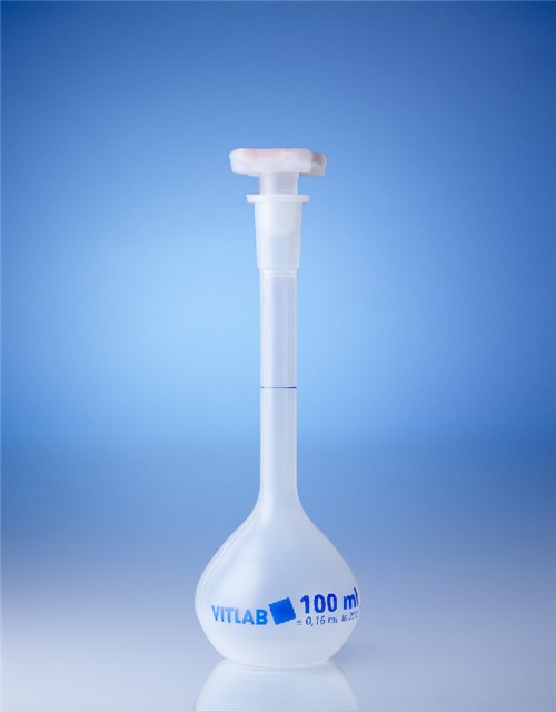 容量瓶 PP材质 250ml B级 NS 19/26 PP瓶塞 透明