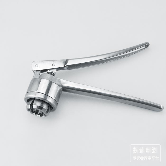 手动压盖器 瓶口外径28mm 用于封闭铝塑盖 不锈钢材质