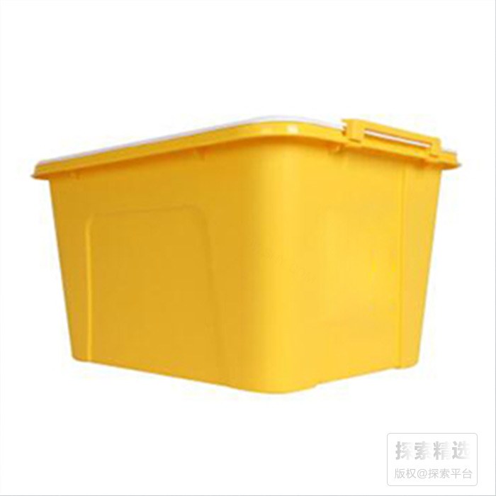 收纳箱 68L 黄色/绿色/咖色/蓝色颜色随机 茶花