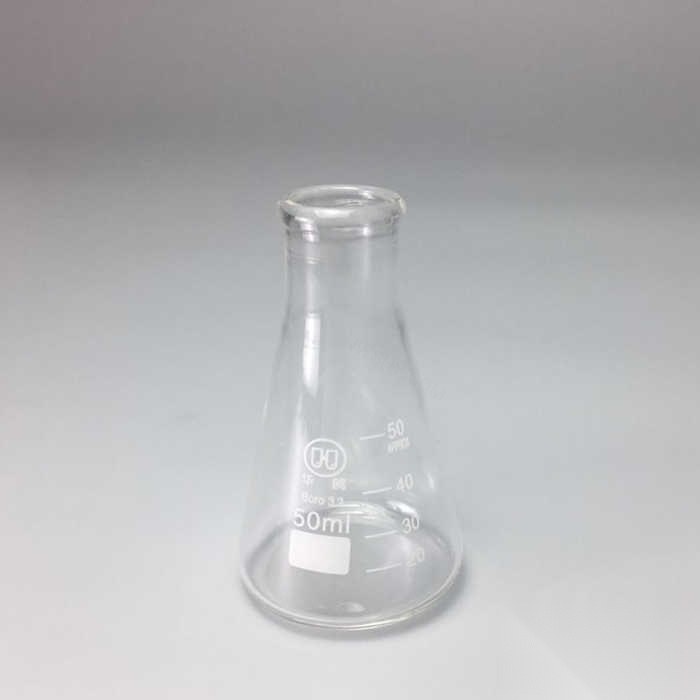 直口三角烧瓶 50ml 颈外径×瓶外径×高度：22×51×85mm - 华鸥