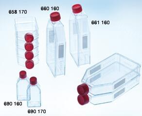 细胞培养瓶，175cm&sup2;，最大容积650ml（high），TC处理，红色标准盖，灭菌 - Greiner/格瑞纳