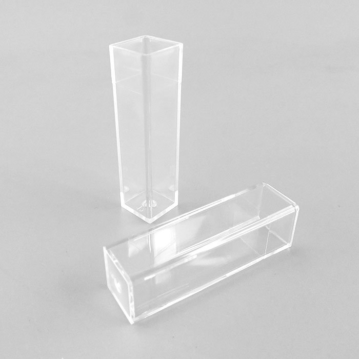 塑料比色皿 四面透明型 聚苯乙烯材质 光程10mm 4.5mL