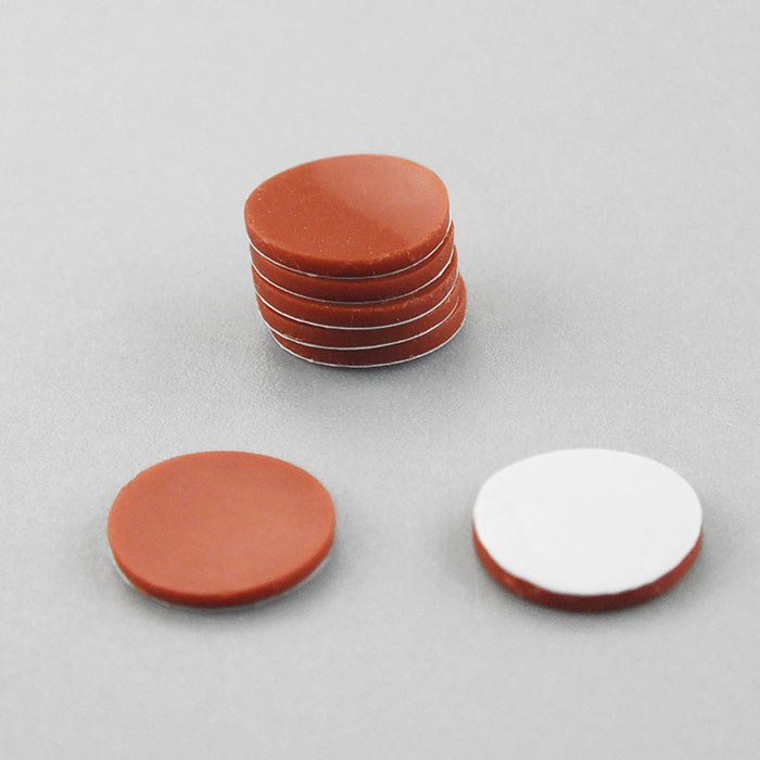 9mm白色PTFE/暗红硅胶垫 &phi;9&times;1mm 温度-60到200℃