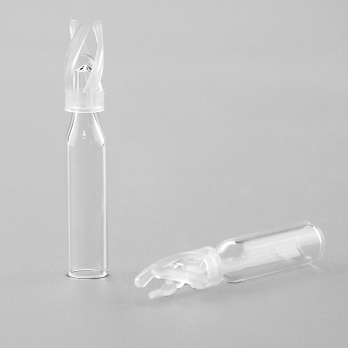 250&mu;L 尖底玻璃内插管 带塑料支架 5.8&times;28.5mm 9mm进样瓶适用 爆款