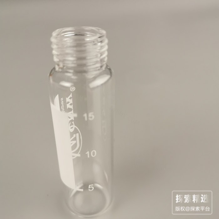 【CNW】18mm螺纹口透明顶空样品瓶 20ml（带书写） - CNW/安谱