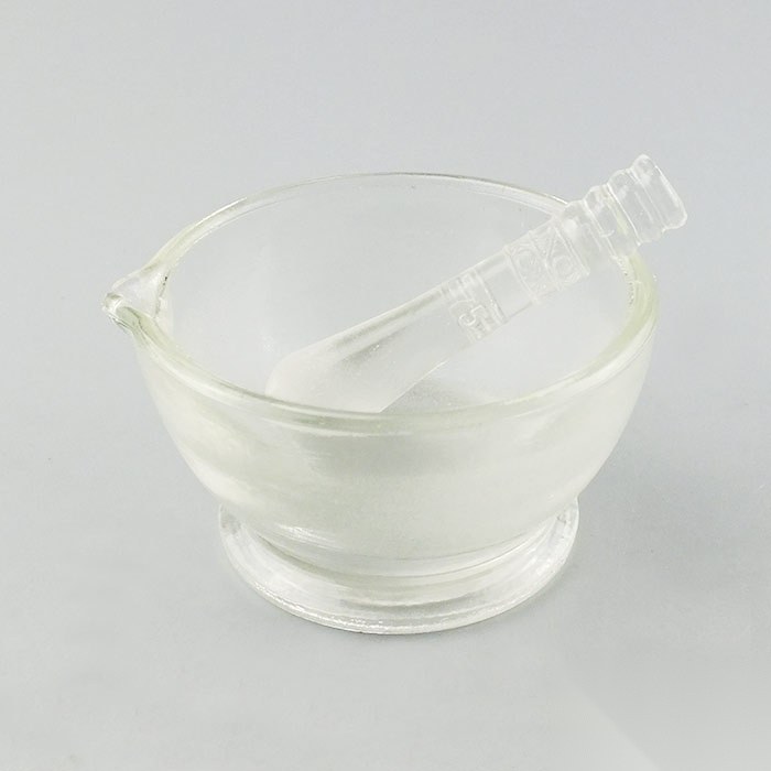 玻璃研钵(带研棒) 直径90mm - 玖梧精选