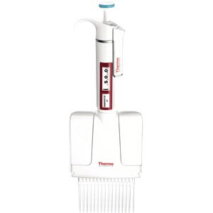 LPE Finnpipette F1 1-10 &mu;l micro 16道可变量程移液器， CE认证 - Thermo Scientific