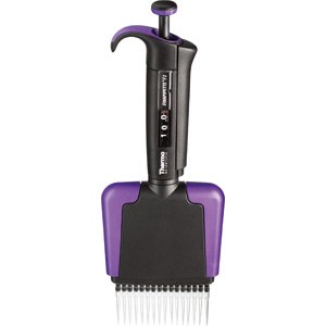 LPE Finnpipette F2 1-10μl 16道可变量程移液器, CE认证