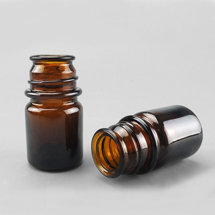 高档玻璃试剂瓶 棕色 窄口 GL28螺口 15ml 口内径&times;直径&times;高度：17&times;30&…