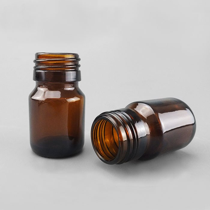 高档玻璃试剂瓶 棕色 窄口 GL28螺口 20ml 口内径&times;直径&times;高度：20&times;31&…