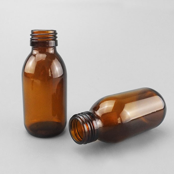 高档玻璃试剂瓶 棕色 GL28螺口 100ml 口内径&times;直径&times;高度：20&times;42&ti…