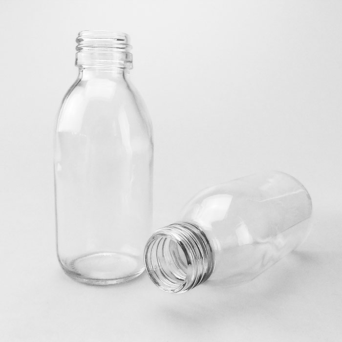 高档玻璃试剂瓶 透明 GL28螺口 125ml 口内径&times;直径&times;高度：20&times;46&ti…