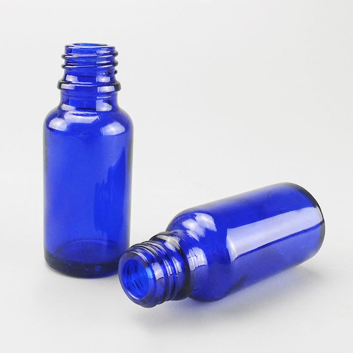 高档玻璃试剂瓶 蓝色 GL18螺口 20ml 口内径&times;直径&times;高度：11&times;29&tim…