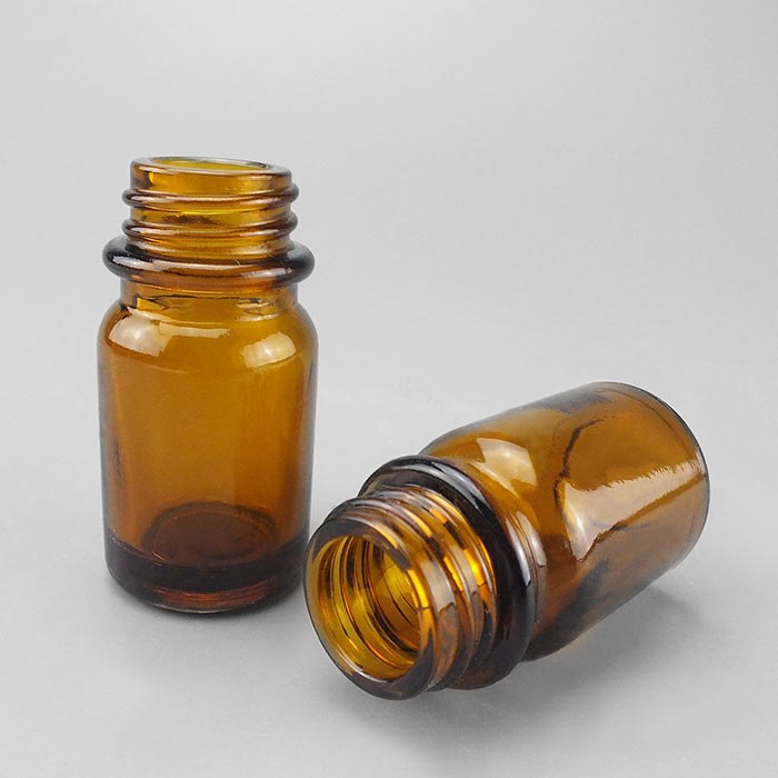 高档玻璃试剂瓶 棕色 GL22螺口 12ml 口内径&times;直径&times;高度：15&times;27&tim…