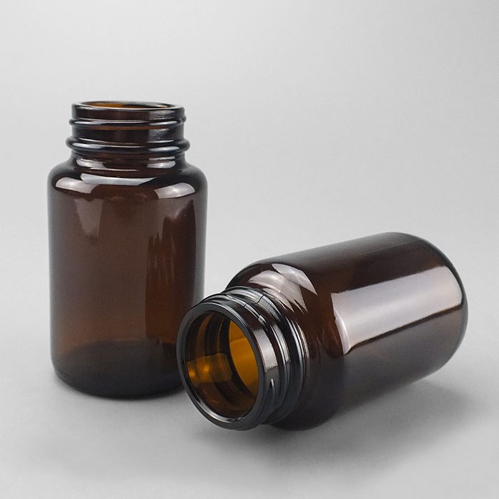 高档玻璃试剂瓶 棕色 GL38螺口 100ml 口内径×直径×高度:29×48&ti