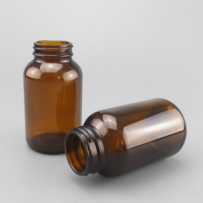 高档玻璃试剂瓶 棕色 GL44螺口 250ml 口内径×直径×高度:35×63&ti
