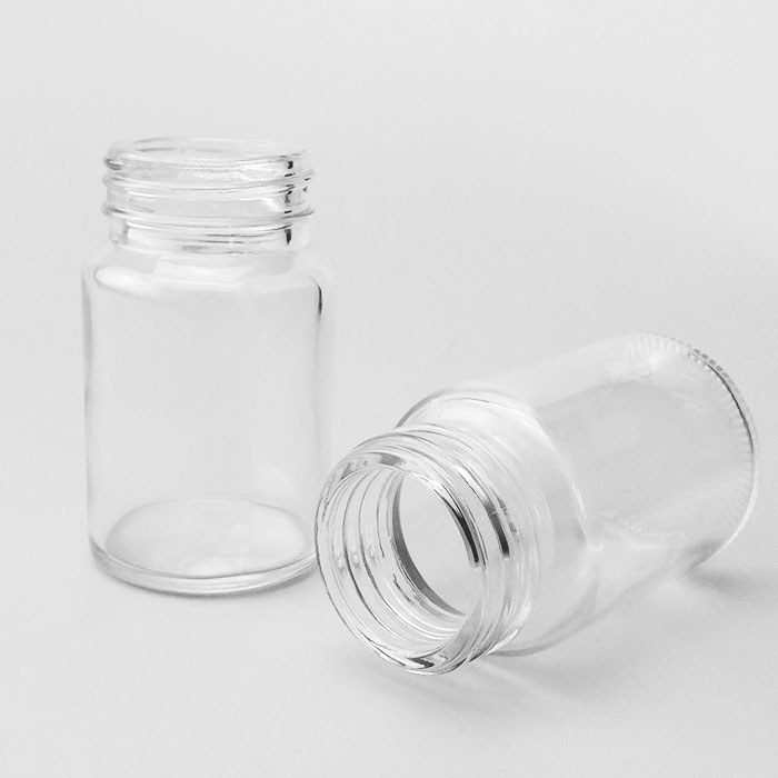 高档玻璃试剂瓶 透明 GL38螺口 65ml 口内径&times;直径&times;高度：28&times;49&tim…