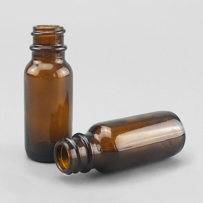 高档玻璃试剂瓶 棕色 GL18螺口 15ml 口内径×直径×高度:12×24&tim