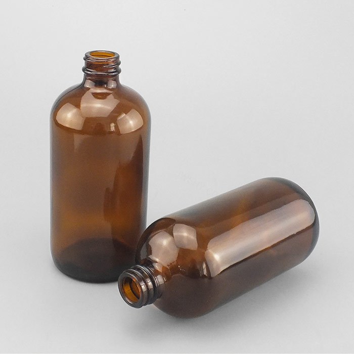 高档玻璃试剂瓶 棕色 GL28螺口 500ml 口内径×直径×高度:18×69×172mm 不带瓶盖 - ACESUN艾斯琳