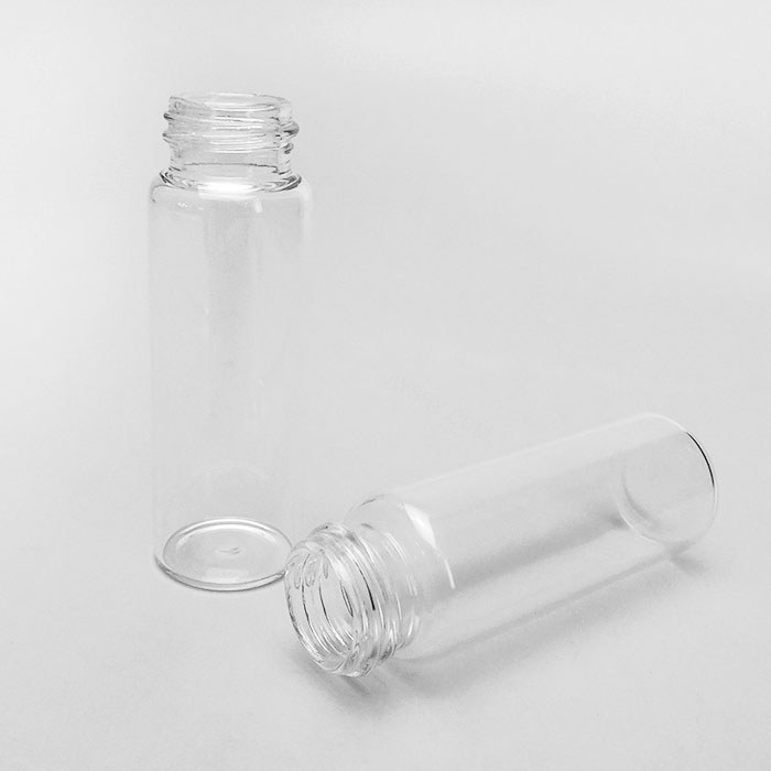 高档玻璃试剂瓶 透明 GL20螺口 20ml 口内径&times;直径&times;高度：19&times;24&tim…
