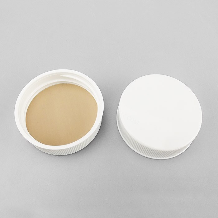 通用瓶盖 白色 工业标准PP塑料盖+PE/PTFE（褐色）垫片 GL52螺口 D&times;H：56&times;13…