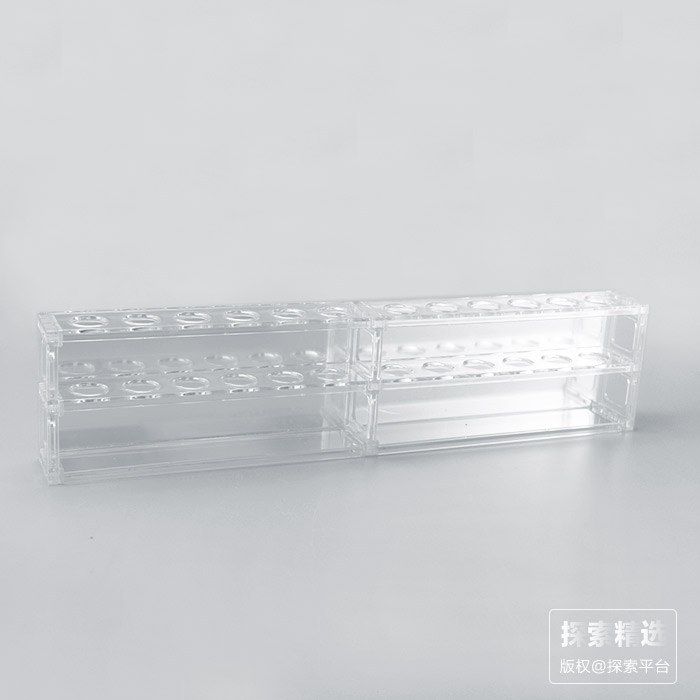比色管架 有机玻璃25ml&times;12孔 孔径22mm