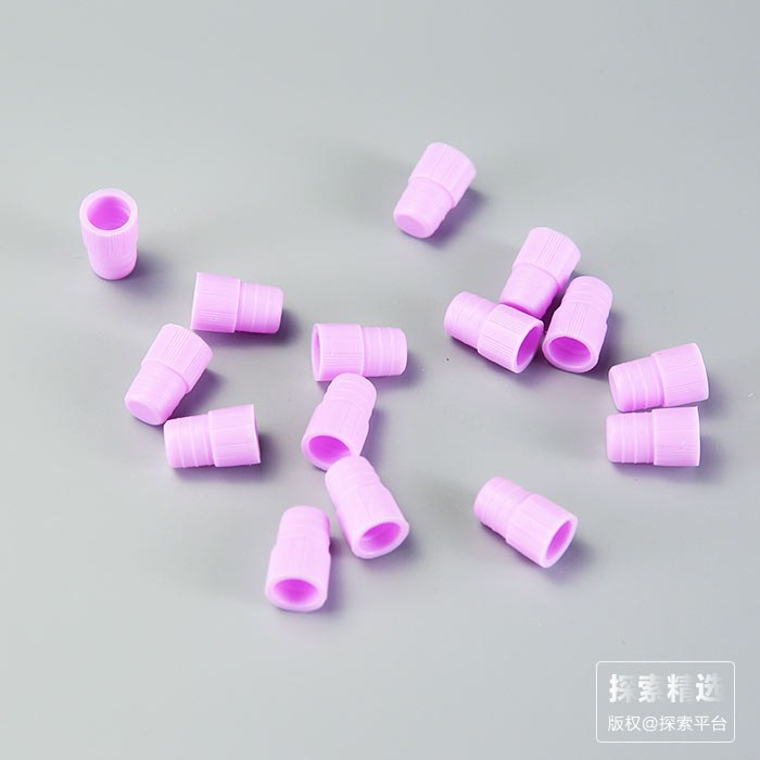 PE柱式试管塞 雪青色 适用于外径&phi;=12 试管