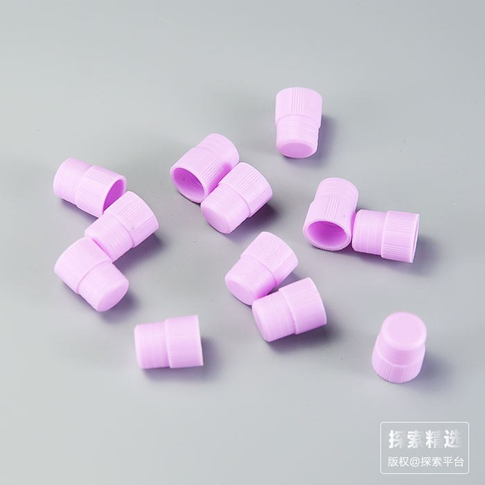 PE柱式试管塞 雪青色 适用于外径&phi;=16 试管