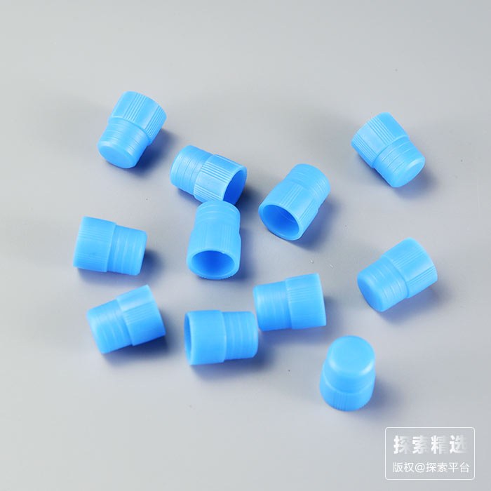 PE柱式试管塞 蓝色 适用于外径&phi;=16 试管