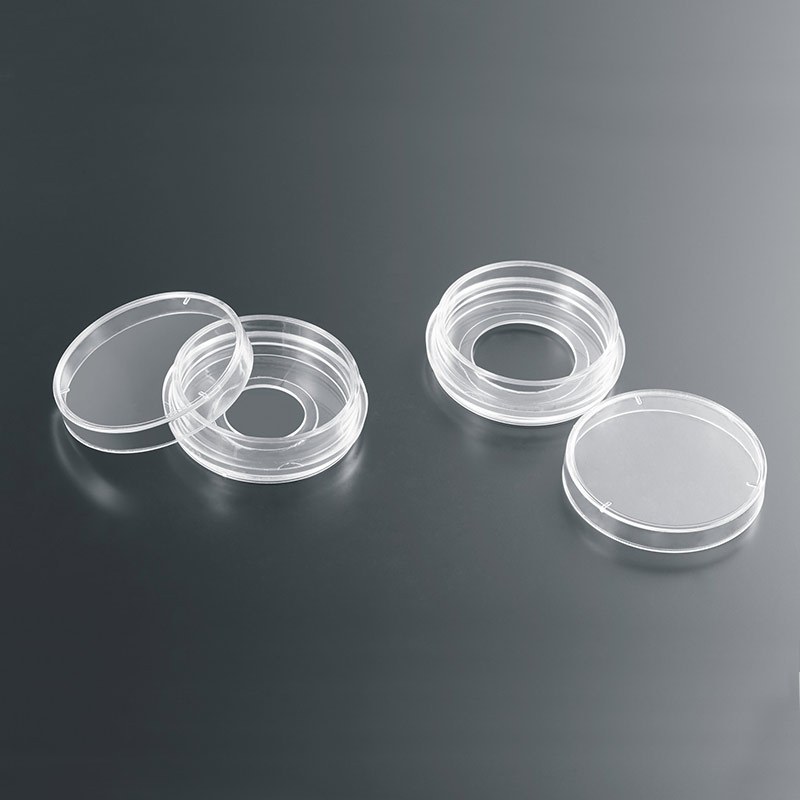 玻底培养皿 35mm 玻底皿孔直径20mm 表面处理 无DNA&amp;RNA酶 无热原 灭菌 - JET/洁特