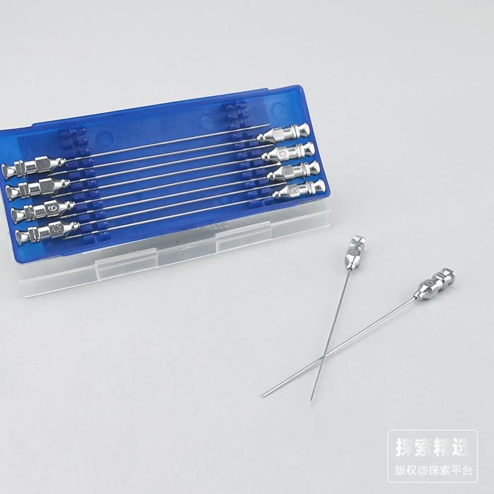 实验耗材 穿刺针 7# 外径×长度：0.7×100mm
科研专用，不可用于人体 - 玖梧精选