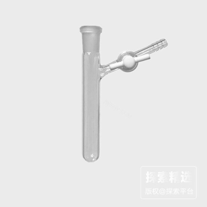 反应管（厚壁标准四氟节门） 50ml，24/29