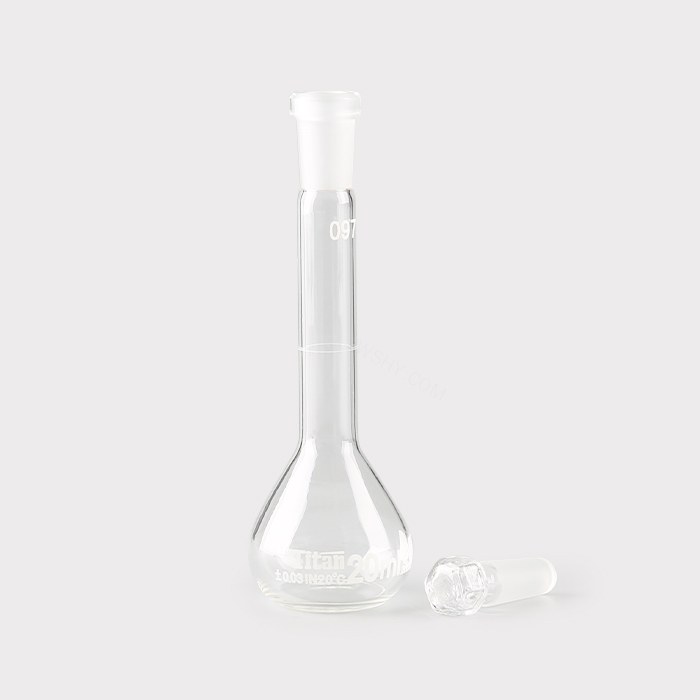 容量瓶（A级）10# 20mL 允差：&plusmn;0.03mL 透明 特优级 包过检 不含证书