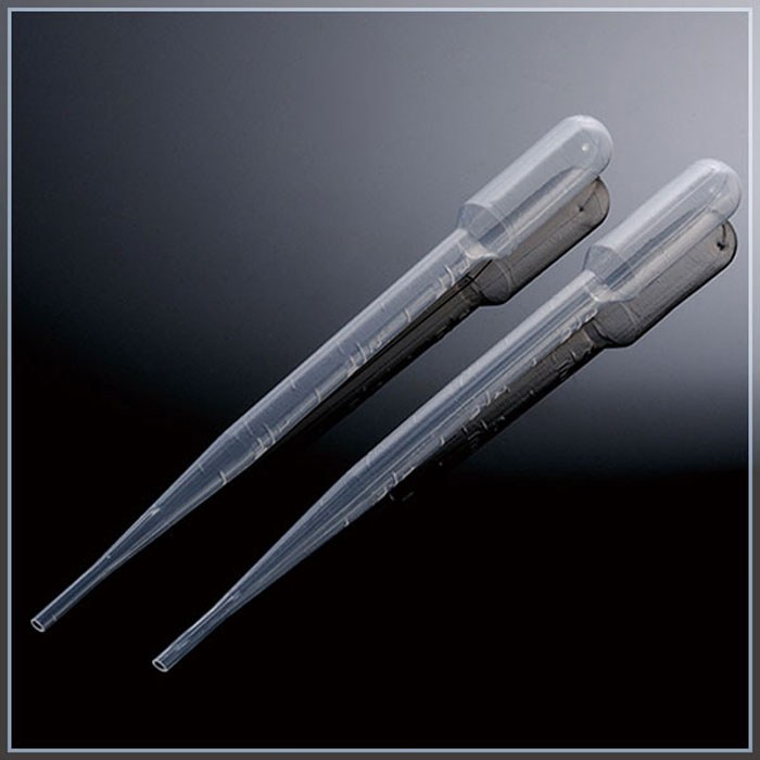 3ml吸管 PE 独立包装 伽玛射线消毒 长160mm 总容量7.5ml 刻度到3ml