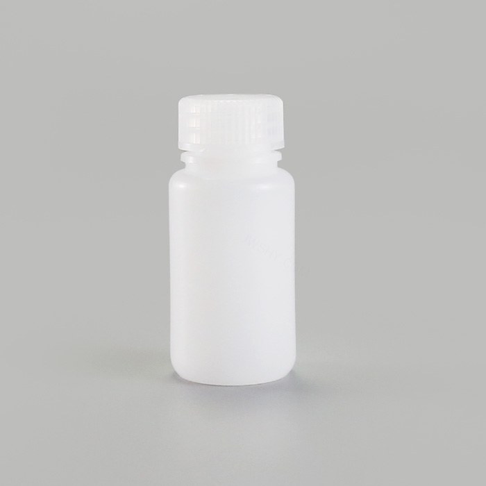 塑料广口瓶，HDPE，60ml，本白，无酶，免洗，防漏设计无内盖，灭菌