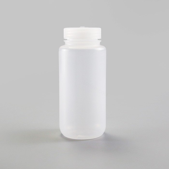 塑料广口瓶，PP，500ml，透明，无酶，免洗，防漏设计无内盖，灭菌