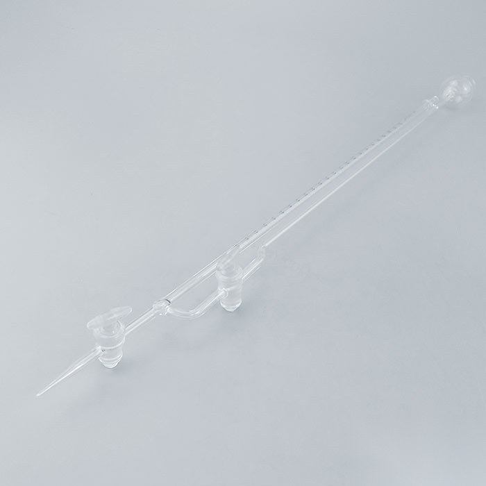 玻璃节门夹式微量滴定管 A级 2ml 分度值0.01ml