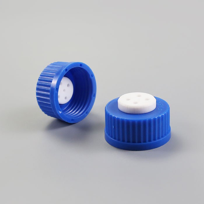 流动相瓶4孔瓶塞 孔径4mm&times;4