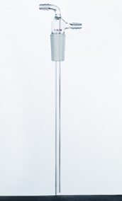 气体或液体输入接头,24/40,&phi;10小咀接口,管长:75mm