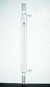 直型冷凝器 24/40 有效长度：500mm &phi;10mm小咀