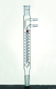 高容量回流冷凝器 24/40 蛇冷长度：125mm &phi;10mm小咀
