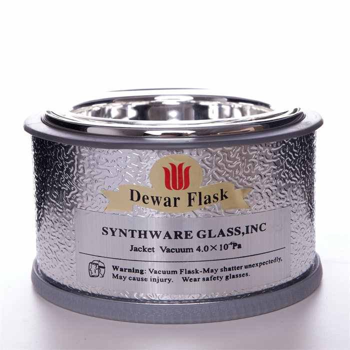 杜瓦瓶（平底）可容纳反应球瓶：100ml 深度&times;内径：75&times;80mm